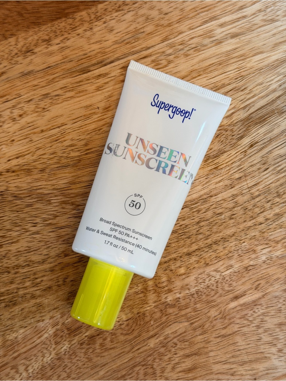 NWT Supergoop! Unseen Sunscreen SPF 50 – 1.7 oz / 50 mL